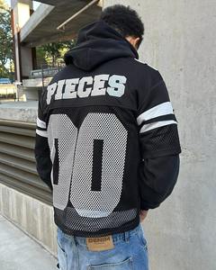 Camiseta de Fútbol Americano Personalizada Sublimada, Transpirable, Talla Grande, Estampada, Retro, Estilo Urbano, para Fanáticos, con Bordado - Product Image 5