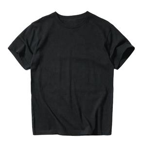 เสื้อยืดแฟชั่นแขนสั้นสำหรับผู้ชายผ้าฝ้าย100% 250กรัมน้ำหนักมากลำลอง - Product Image 3