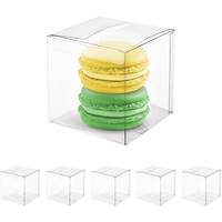 Candy Clear Geschenk box Transparente PVC-Kunststoff-Verpackungs box Kunden spezifische Pet Acetate-Verpackung Favor Macaron Box