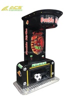 Machine de boxe à monnayeur ACS Ultimate Big Punch avec accepteur de billets pour usage en centre commercial, construction métallique, divertissement