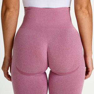 New Arrival High Quality Solid Women's Yoga <b>Leggings</b> High Waist Breathable Quick Dry Plus Size Gym Sports Wear Compression - Product Image 3