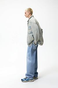 Chaqueta vaquera de algodón para hombre, ropa de calle informal de Color sólido, para Primavera, nueva - Product Image 3