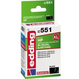 Tinta Negra Edding de 53 ml para Cartucho HP 953XL con Rendimiento de 2.045 Páginas - Product Image 1