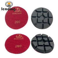 Pad Poles Beton Resin Basah Ekonomis 3 Inch 80x10mm untuk Pemolesan Lantai Beton dan Penghalusan Permukaan DONGSING