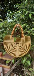 กระเป๋าไม้ไผ่ทำด้วยมือแฟชั่นฤดูร้อน-กระเป๋าเนื้อไม้ไผ่สำหรับร้านค้าปลีกตลาดส่งออกและสไตล์สบายๆ - Product Image 6