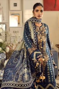 Salwar kameez – costume de créateur, robe imprimée avec broderie au cou, style indien et malaisien, meilleure qualité, collection Kurti - Product Image 4