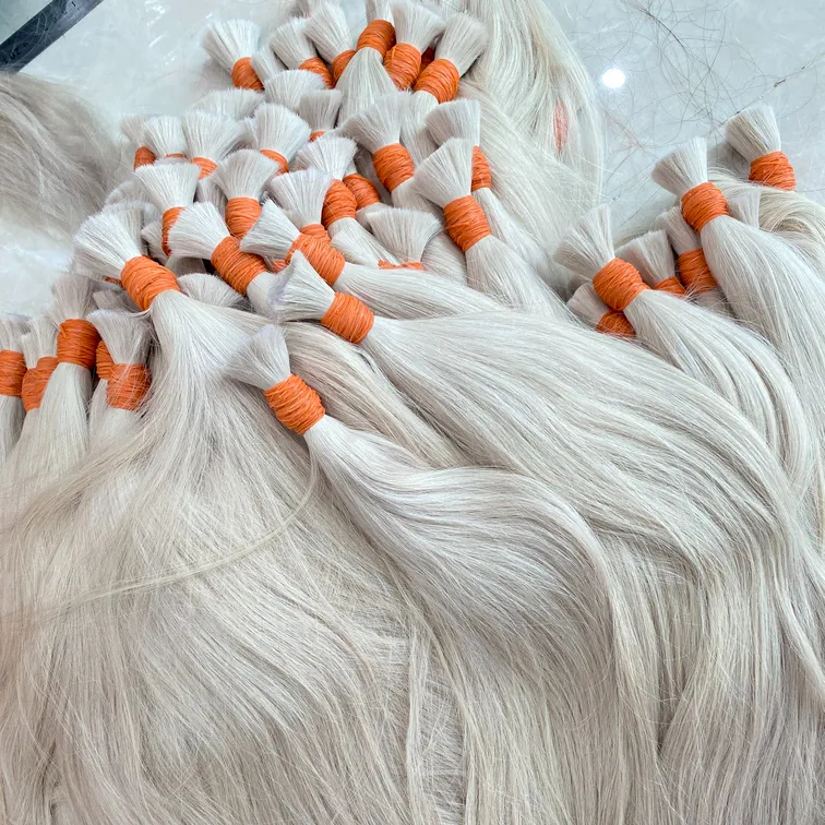 Hot Selling Slavic Hair Blonde Farbe Großer Bestand Vietnam esische Echthaar verlängerungen Premium-Qualität