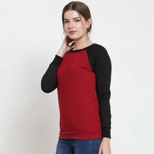 Sweat-shirt à manches longues pour femme avec imprimé tendance style streetwear, nouveau design pour la saison hivernale, position du logo sur le devant, service OEM - Product Image 3