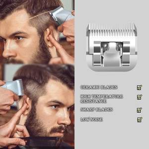 Ensemble de lames de rechange professionnelles en céramique détachables Longueur de coupe de 0,1 mm à 13 mm Compatible avec les tondeuses détachables - Product Image 1