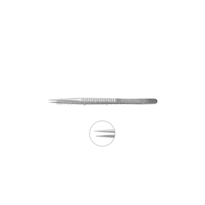 Micro pince en acier inoxydable de haute qualité de 13.5cm pour une utilisation chirurgicale ORL 0.3mm plate-forme de fixation Source d'alimentation manuelle droite - Product Image 2