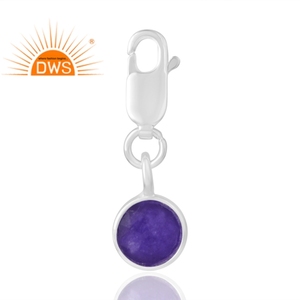 Superventas 925 plata esterlina Natural Aventurina amatista cuarzo piedra preciosa colgante joyería personalizada para mujer regalo para ella - Product Image 1
