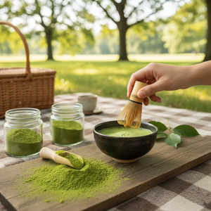 Bubuk Matcha tradisional organik teh hijau besar untuk kesehatan kesehatan kualitas Premium suplemen Matcha gaya Jepang - Product Image 2