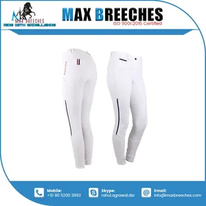 Pantalones de montar de calidad superior Cómodo parche de rodilla de silicona Protección profesional Logotipo de color personalizado OEM/Personalizado - Product Image 3