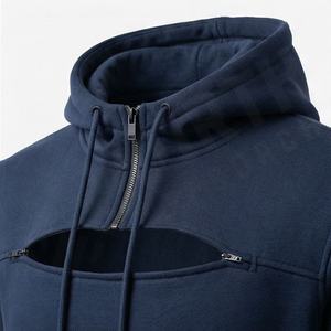 Sweat à capuche surdimensionné personnalisé pour homme, effet délavé à l'acide, vintage, 100% coton, thermique, respirant, vente en gros, hiver, personnalisable - Product Image 4