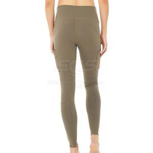 Leggings de yoga personnalisés de haute qualité pour femmes, leggings de fitness ajustés avec logo pour femmes - Product Image 2