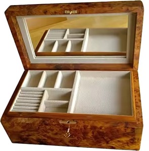 Boîte à bijoux moderne en métal avec intérieur en velours, écologique, haut de gamme, pour femmes, personnalisable - Product Image 3