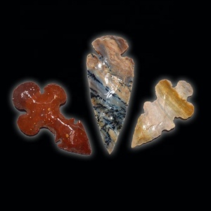 Pendentifs en forme de flèche, lot de 50 pièces, pendentif en galvanoplastie, mélange "ras de cou Reiki" - Product Image 3