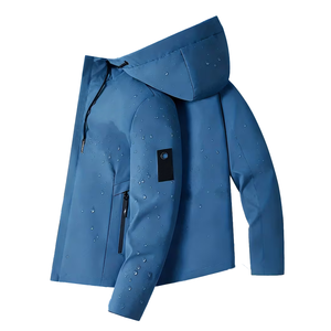 Hot Selling Best Quality <b>Men</b> Custom Design Waterproof Ski Jacket With Side Pockets Low Price <b>Men</b> Snowboard Ski Hooded Jacket - Product Image 1