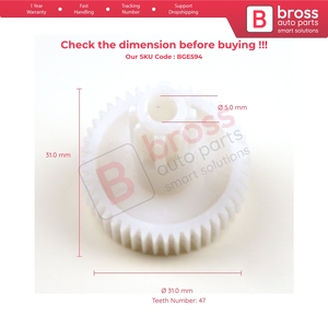 Engranaje de Reparación del Actuador de la Puerta de Mezcla del Calefactor HVAC BGE594 68214880AA para Durango 2011-2017 - Product Image 5