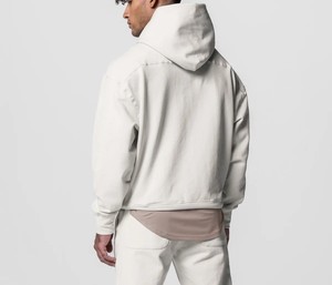 Superventas 320gsm algodón sudaderas con capucha para hombres francés Terry pulóver sudaderas Joggers chándal conjunto de 2 piezas para gimnasio ropa deportiva - Product Image 2