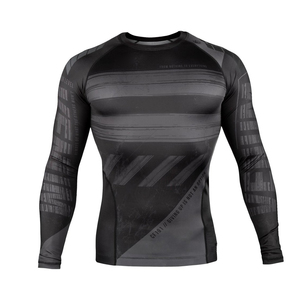 Sublimation Custom Printed Compression Shirts Mma Rash Guards For Men & <b>Grappling</b> Rash Guard For Jiu Jitsu - Product Image 4