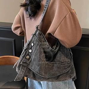 Fashion Jeans Purse <b>Bag</b> <b>Women</b> Casual Street Style Jeans <b>Bag</b> Classic Style Jeans <b>Bags</b> For <b>Women</b> - Product Image 4