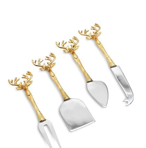 Juego de cuchillos de latón para queso de cocina, cuchillo plano para queso con punta y mango de resina y tamaño personalizado - Product Image 6