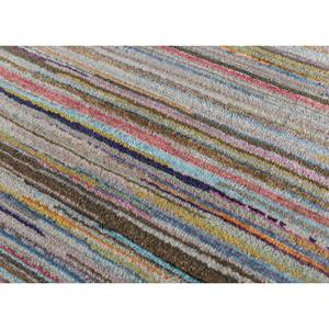 Tapis Kavi's Chaos Theory multi-nœuds en laine, bambou et soie, rayé, modèle Esk-460, pour la décoration de la maison et du salon, tapis de Jaipur, États-Unis - Product Image 3