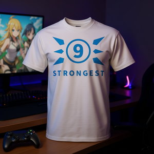 เสื้อยืดเกมมิ่งญี่ปุ่น Cirno 9 Strongest Baka Touhou Anime Otaku เสื้อยืดโอตาคุสำหรับเกมเมอร์ - Product Image 1