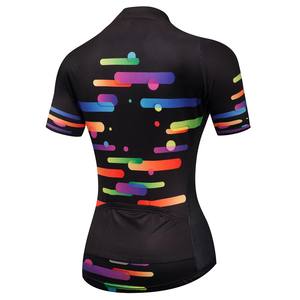 Jersey de Ciclismo de Manga Corta para Mujer, Personalizado, de Secado Rápido y Transpirable, con Impresión por Sublimación, para Equipos de Ciclismo de Carretera, Venta al Por Mayor OEM - Product Image 2
