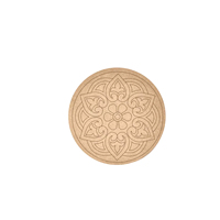 Vente en gros 2.5mm Accessoires de bricolage non finis Tranches de bois vierges Planches MDF Art populaire Tranche de bois de teck Projets d'artisanat d'art