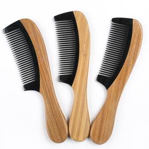 Peine de pelo de cuerno de búfalo Natural de alta calidad 100% ecológico hecho a mano producto de artesanía Natural 100% - Product Image 2