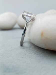 แหวนแต่งงานสำหรับผู้หญิงประดับเพชร14K/18K ตัด1.5ct คลาสสิกสำหรับงานแต่งงานผ่านการรับรองจาก GIA สำหรับปาร์ตี้ - Product Image 6