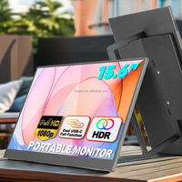 Batterie intégrée de 15.6 pouces Type C HDR Monitor 144Hz USB Portable Monitor Triple Portable Monitor pour ordinateur portable Screen Extender