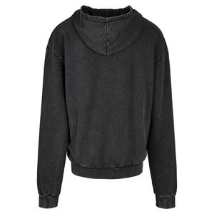 Último producto personalizado mejor alta calidad 100% algodón diseño hombres ácido lavado sudaderas con capucha su propio logotipo ácido lavado hombres pulóver sudaderas con capucha - Product Image 6