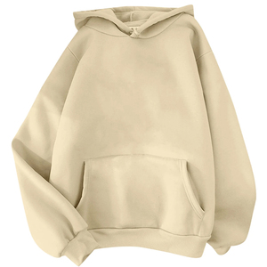 Sudaderas con Capucha Unisex de Alta Calidad, Gruesas, con Apliques Bordados, Diseño Sólido, 100% Algodón Felpa - Product Image 1