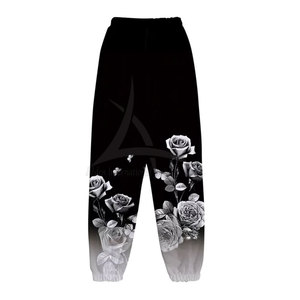 Pantalón de Mujer de Corte Regular, Cintura Media, Frente Plano, para Invierno, Sublimado, Talla Personalizada, Uso Casual, 100% Algodón, Colores Personalizados - Product Image 2