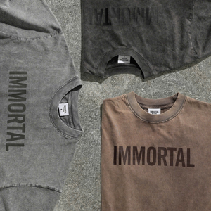 เสื้อยืดผู้ชายลายนูนเสื้อยืดผ้าฝ้ายโอเวอร์ไซส์ลายกราฟิกเสื้อยืดซักได้แบบกำหนดเองเสื้อยืดผู้ชาย - Product Image 6