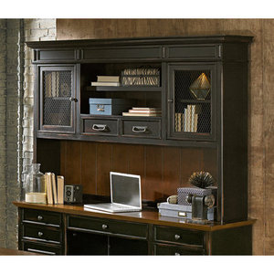 Django L-Shaped Executive Computer <b>Desk</b> with <b>Drawer</b> Engineered Wood Workstation - Product Image 6