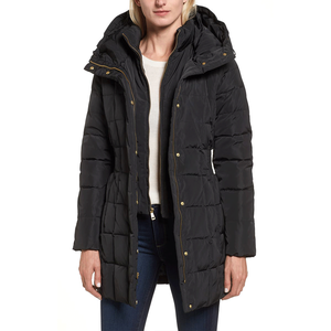 Fabricantes de Ropa al por Mayor para Mujer, Chaqueta de Invierno Personalizada para Mujer, Chaqueta Acolchada con Cuello Desmontable - Product Image 4