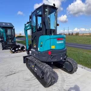 Mini-excavatrice neuve d'occasion, 3,5 tonnes, excavatrice sur chenilles avec moteur, engrenage et composants principaux du moteur, 3 tonnes de puissance de fonctionnement - Product Image 2