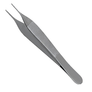 Venta al por mayor Mini Adson pinzas de disección 1X2 dientes Cruz dentada quirúrgica de acero inoxidable conjunto de instrumentos médicos de potencia Manual - Product Image 4