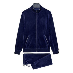 Chándal de terciopelo para hombre, ropa informal, antiarrugas, superventas, alta calidad, precio barato, chándal de terciopelo para hombre con totalmente personalizado - Product Image 4
