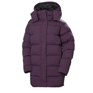 Nuevo 400 GSM puffer alto calentamiento mujeres más costo hasta la rodilla chaqueta hinchada personalizada - Product Image 3