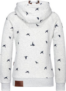Nouveaux hommes unisexe personnalisable entièrement imprimé oiseau mode sweats à capuche et sweat-shirts 100% coton polaire hiver Logo personnalisé poche - Product Image 6