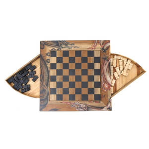 Elegant Wooden Vintage Chess Board <b>Game</b> Classic Strategy <b>Game</b> Handcrafted Mind Challenge Family Entertainment Skill - Product Image 3
