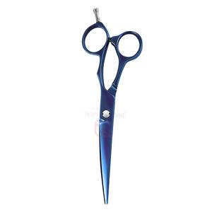 Tijeras de Peluquería Profesionales de 6.5'' para Corte de Cabello Azul Recto |   Tijeras de Peluquería de Acero Inoxidable para Diestros, para Estilistas y Barberos Profesionales - Product Image 2