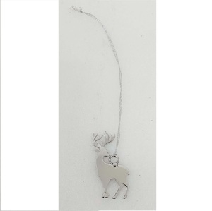 Adornos Móviles Modernos, Ciervo Colgante con Acabado de Espejo, Decoración para el Hogar, Sala de Estar, Creativo, Personalizado, de Acero Inoxidable - Product Image 1