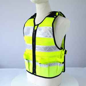 Reflective Working <b>Vest</b> <b>Men</b> High Visibility Safety Workwear Breathable Lightweight Durable Comfortable Reflective Safety <b>Vest</b> - Product Image 5