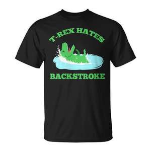 Camiseta promocional Trex Hates Backstroke - Product Image 1